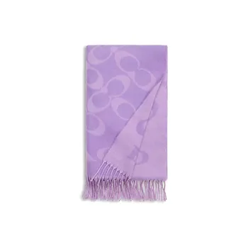 COACH Knit Scarves Women's Purple