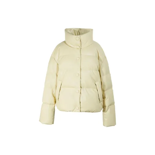 3COLOUR Down Jackets Women's Yellow Cream