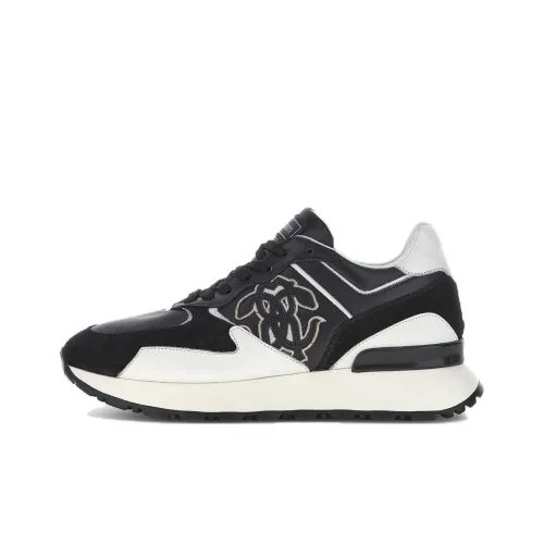 Roberto Cavalli Casual Shoes Men Low-Top Black