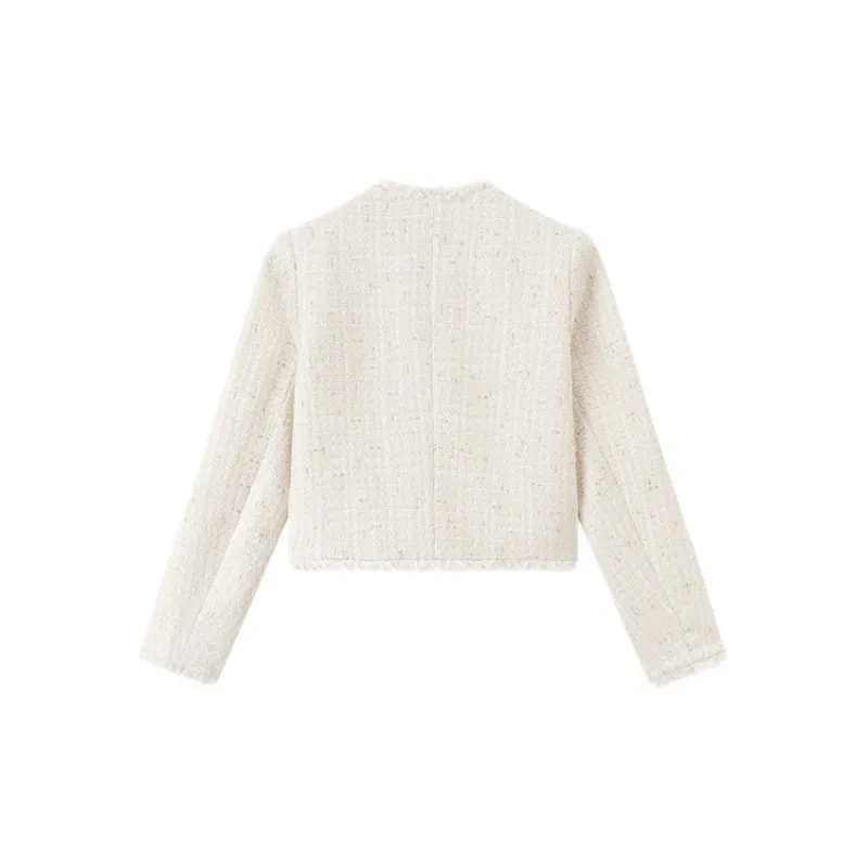 SEM/R Jackets Coats Women's White Tone-1