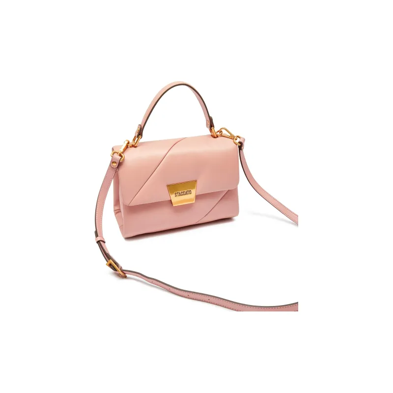 Staccato Sheepskin Crossbody Bag Trumpets Women's Sunset Pink/Cream White/Ethereal Glow Black-8