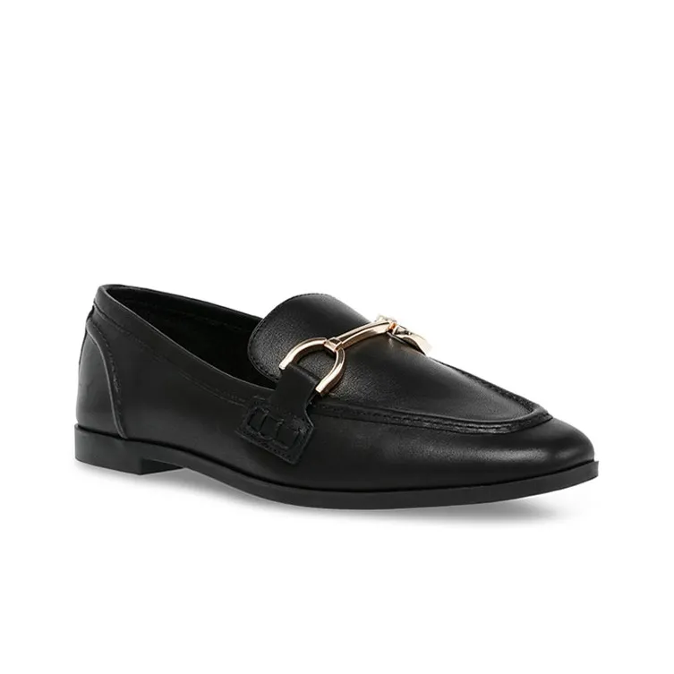 STEVE MADDEN Loafers Women's Low Top Black/Brown/White-3