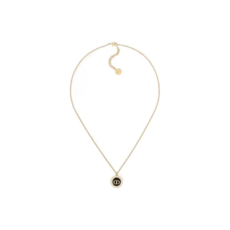 DIOR Brass Necklaces Women's Gold-1