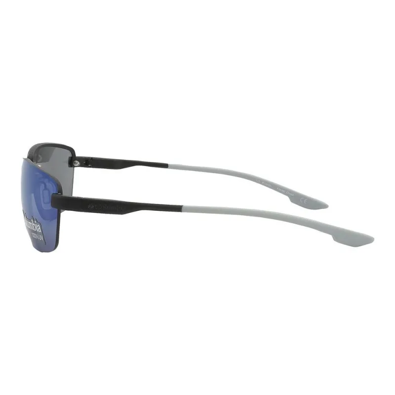 Columbia Metal Rectangular Sunglasses Men's Black-3