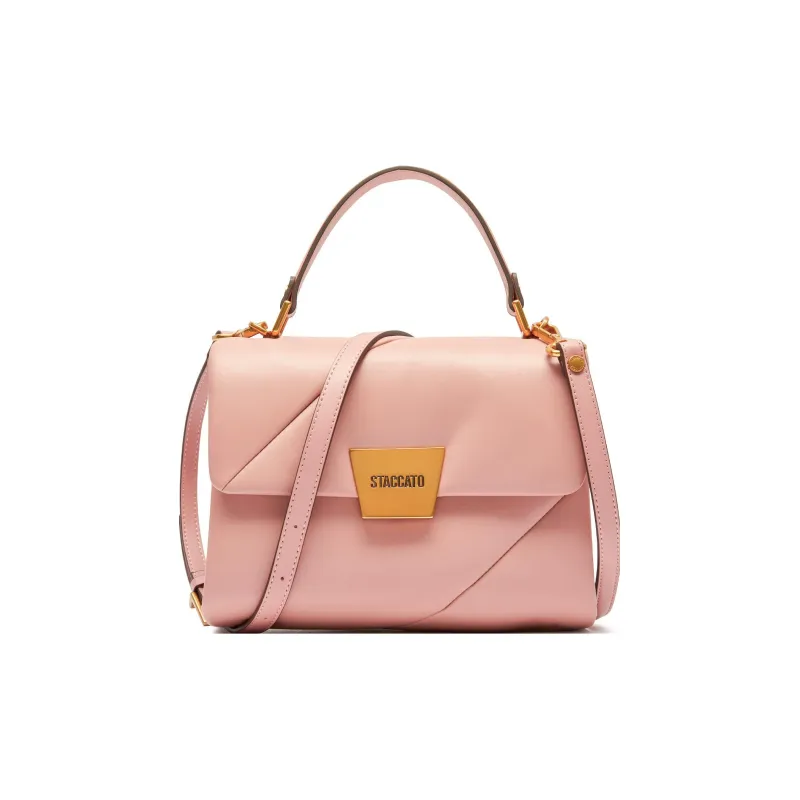 Staccato Sheepskin Crossbody Bag Trumpets Women's Sunset Pink/Cream White/Ethereal Glow Black-5