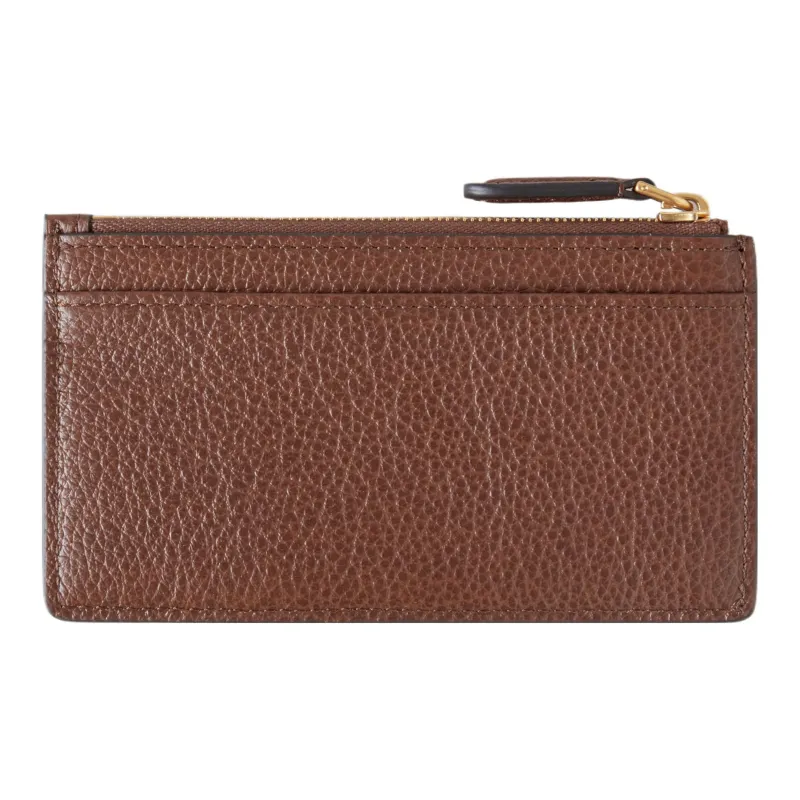 Mulberry Zipped Leather Coin Pouch-1