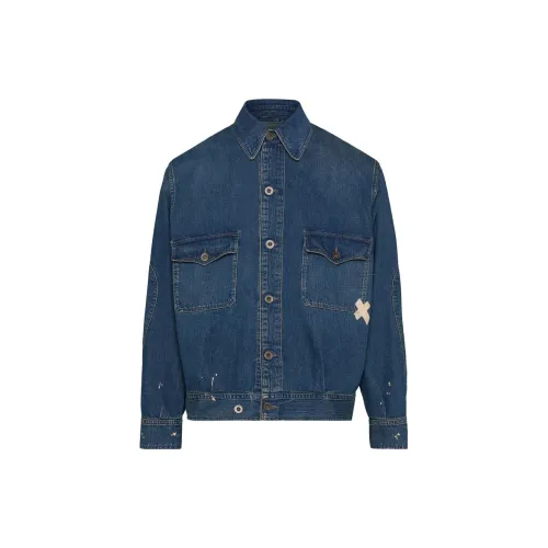 Maison Margiela Jackets Men Blue