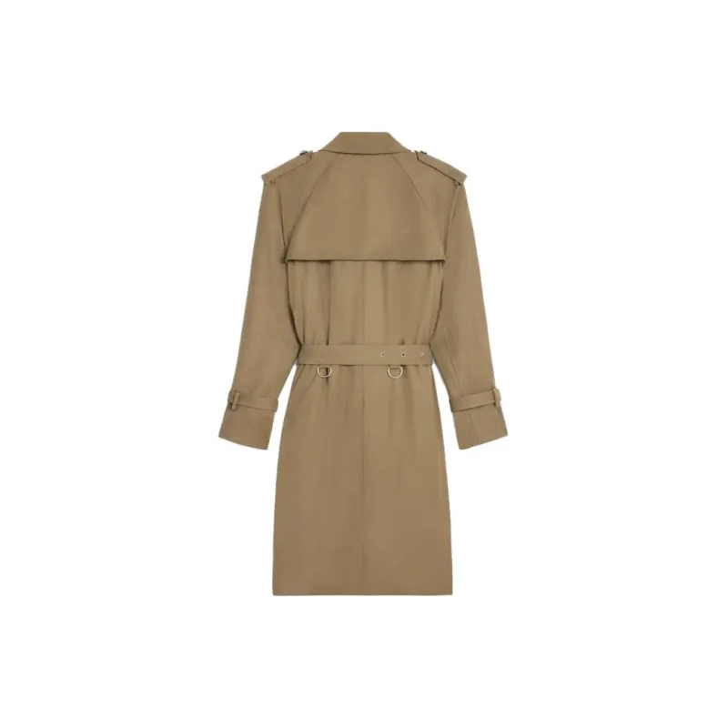 CELINE Trench Coats Men Brown-1
