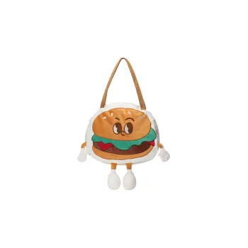 BALANG Canvas Burger Bag Canvas Backpack Small Size Women's Blue/White