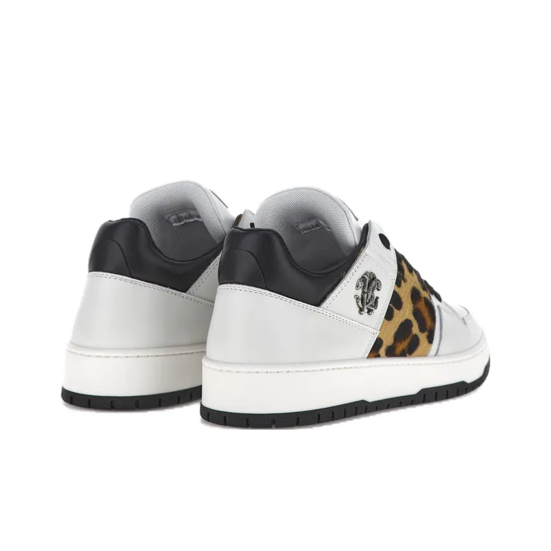 Roberto Cavalli Skateboard Shoes Men's White-3