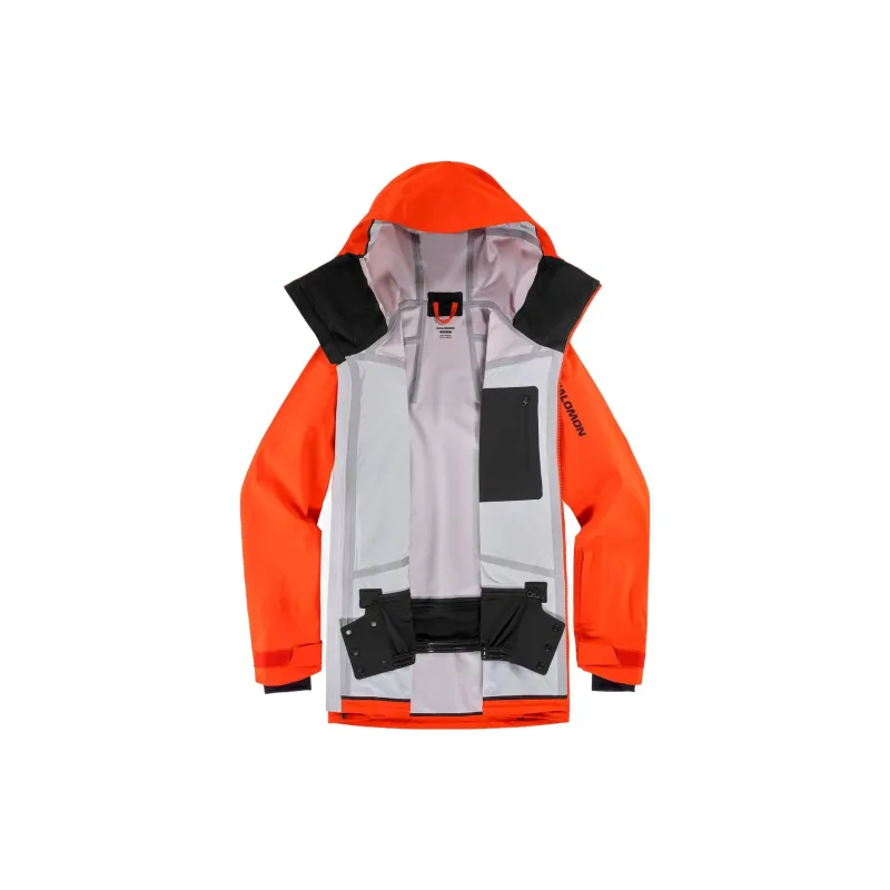 SALOMON FORCE Shell Jacket Jackets Coats Men's Fire Red-1