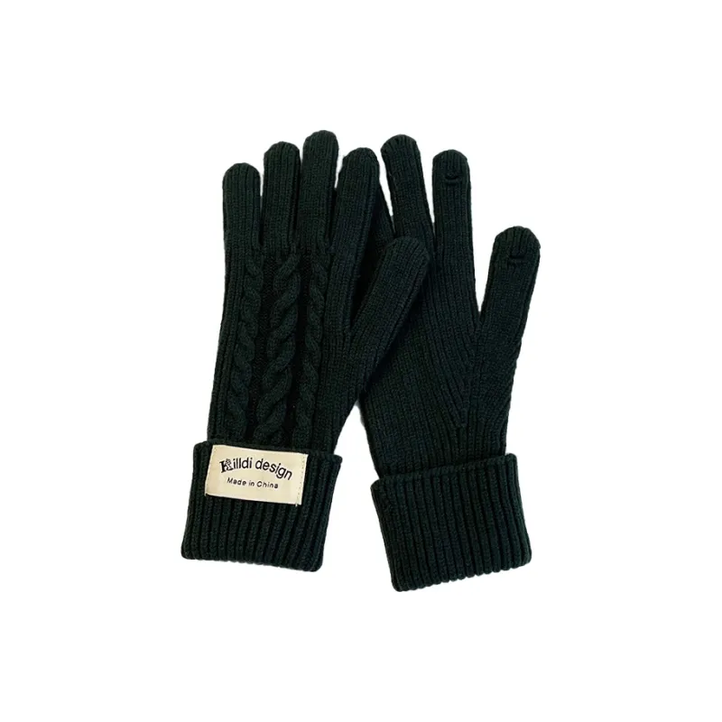 Yamaichi Maru Yarn Knit Gloves Women's-6