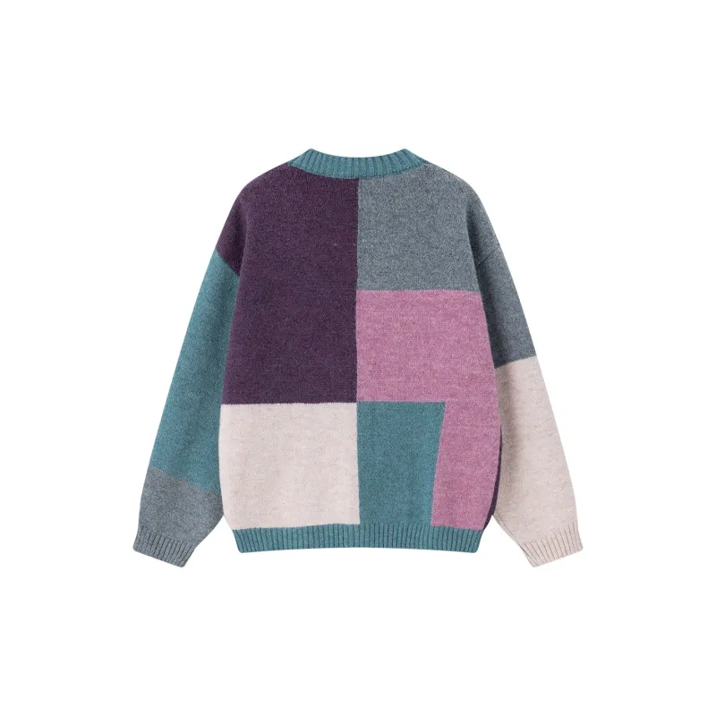 heartboon Retro Irregular Design Unisex Sweater-1