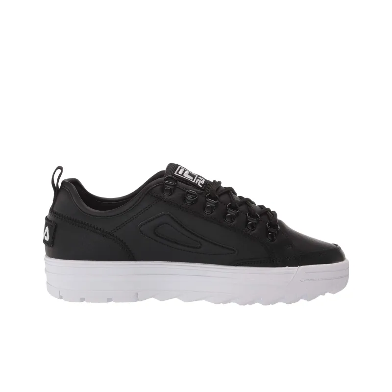 FILA Disruptor Court Durable Breathable Low Top Casual Shoes Women's Black-1
