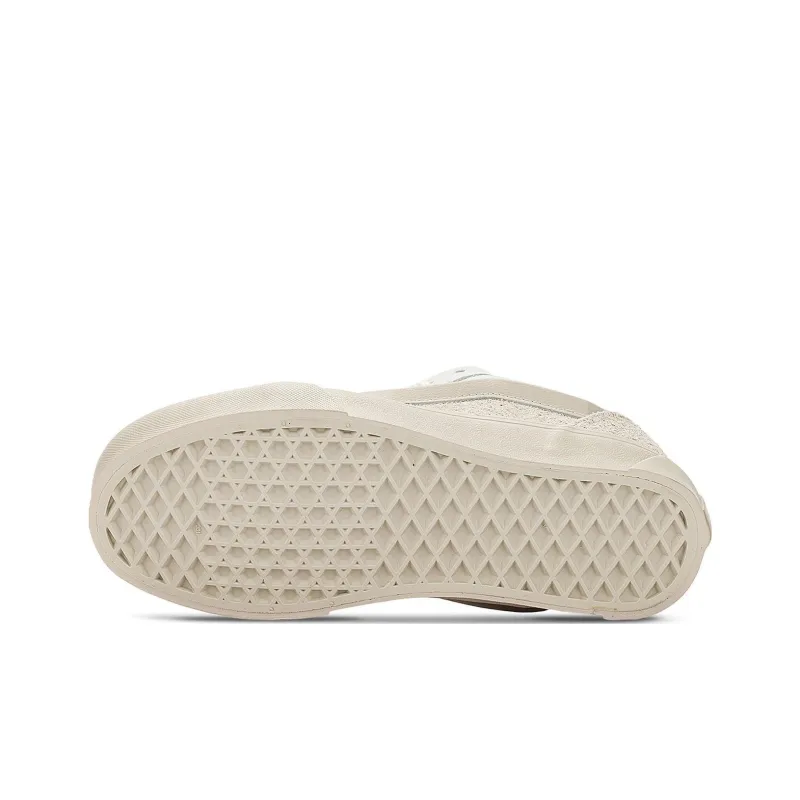 Vans Knu Skool Anti Slip Wear Resistant Low Top Skateboard Shoes Unisex Beige-4