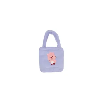 Zanmang Loopy Plush Tote Bag Purple Style Doll Products