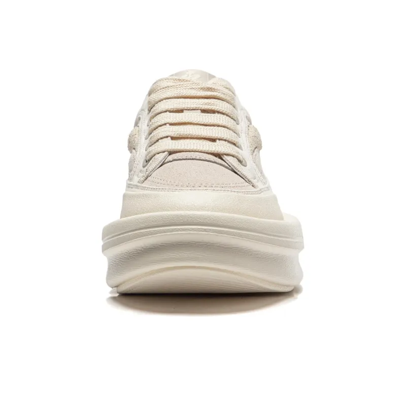 LiNing Gongfu YANG Low Top Skateboard Shoes Unisex Ecru-4