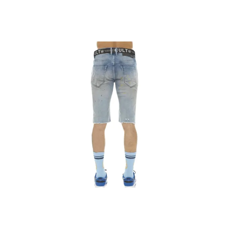 CULT OF INDIVIDUALITY Denim Shorts Men's Blue-1