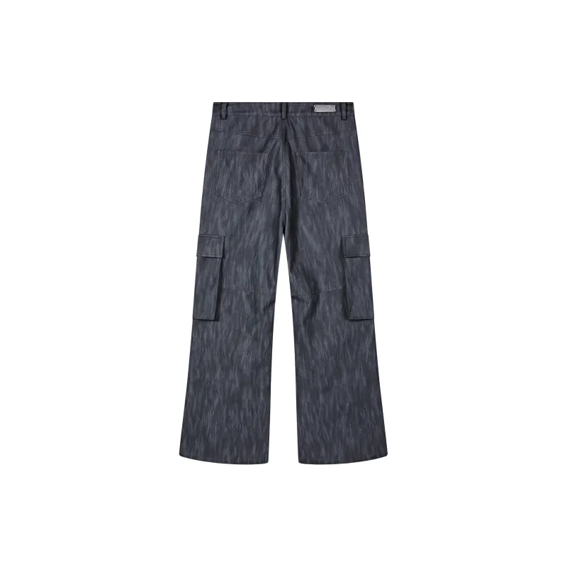 PASET Winter Casual Pants Unisex Black Gray Color-1