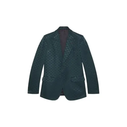 GUCCI Business Suits Men Green