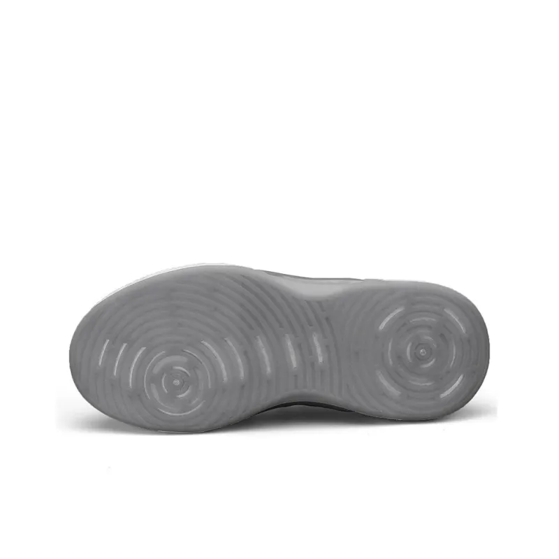 OFF-WIERAH Cushioned Wear-Resistant Breathable Impact-Resistant Height Increasing Mid-Top Casual Shoes Unisex-5