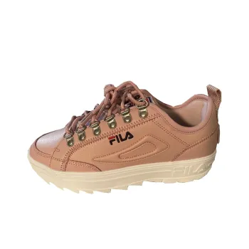 FILA Disruptor Athletic Court Cushioned Slip-Resistant Low-Top Casual Shoes Women's Pink
