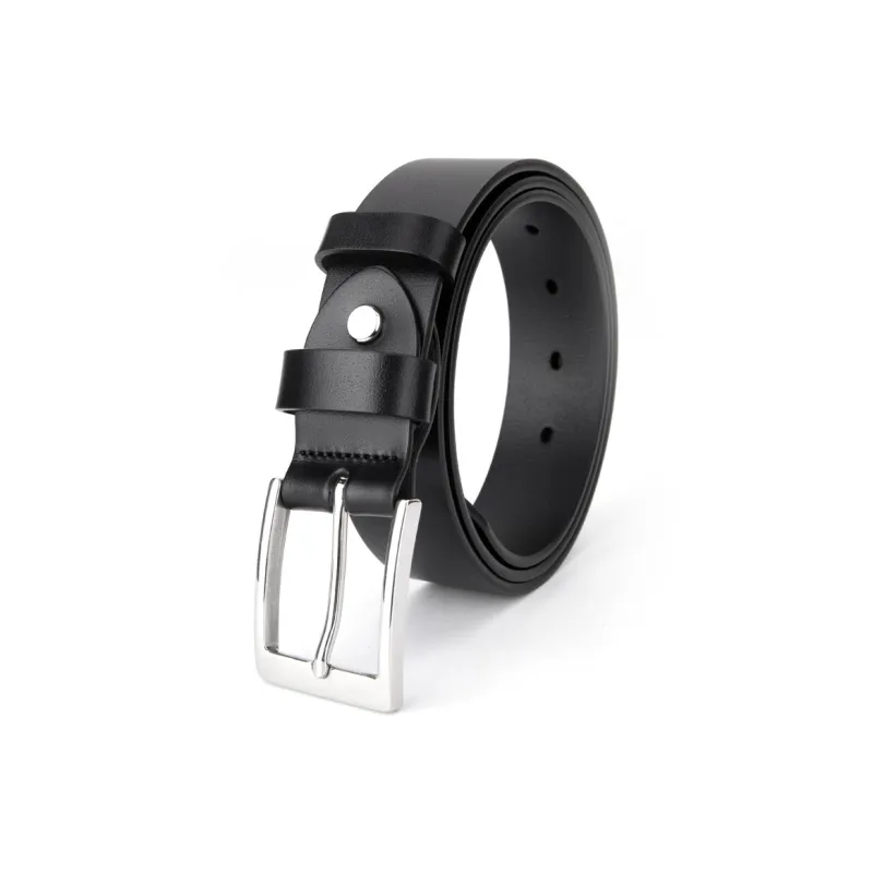 Cows Reign Single Layer Top Grain Cow Leather Belts Unisex 3.4CM-1