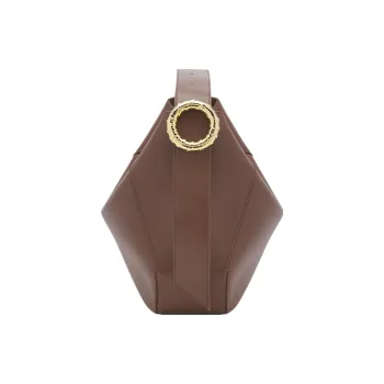 Lanvin Logo Embossed Melodie Hobo Bag