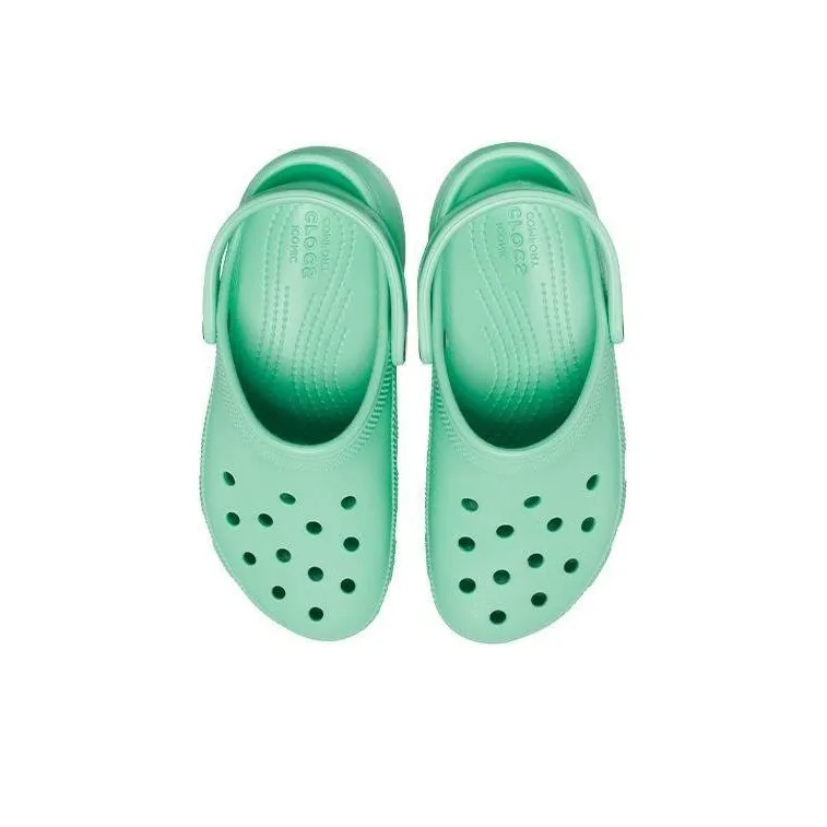 Crocs Classic Platform Clog Jade Stone Women's-3