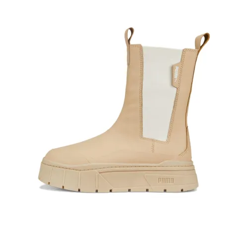 Puma Women's Mayze Stack Chelsea Boot 'Light Sand'