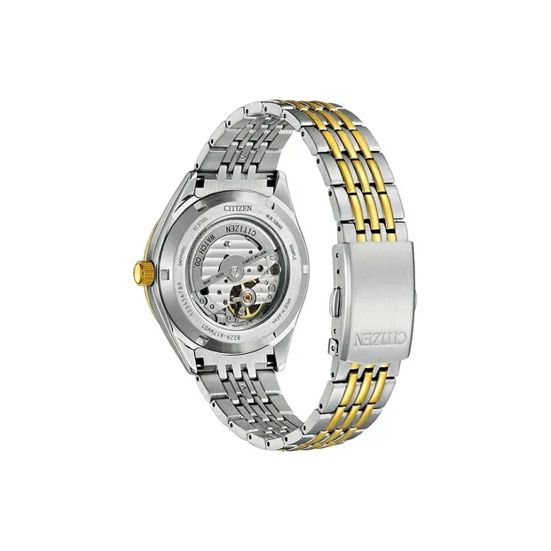 CITIZEN Automatic/Manual Mechanical Movement Stainless Steel Strap Watch Men's Watches White Dial NH911499P-3