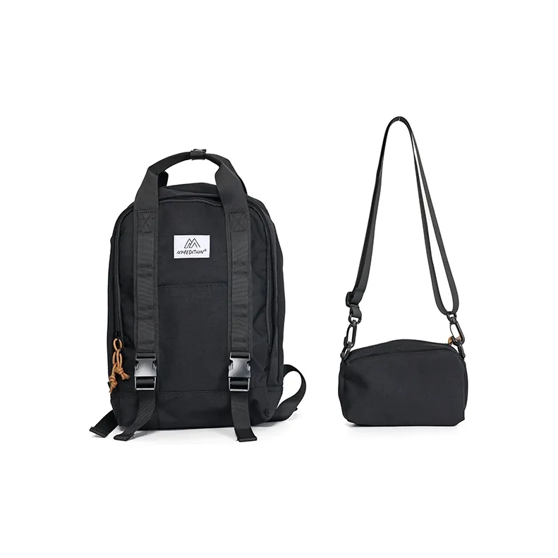 MYEDITION Durable Oxford Multi Purpose Backpack Student Backpack Small Size Unisex Multicolor-10