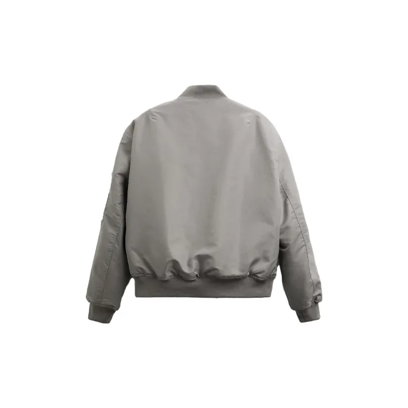ZARA Jackets Men Light Gray-1