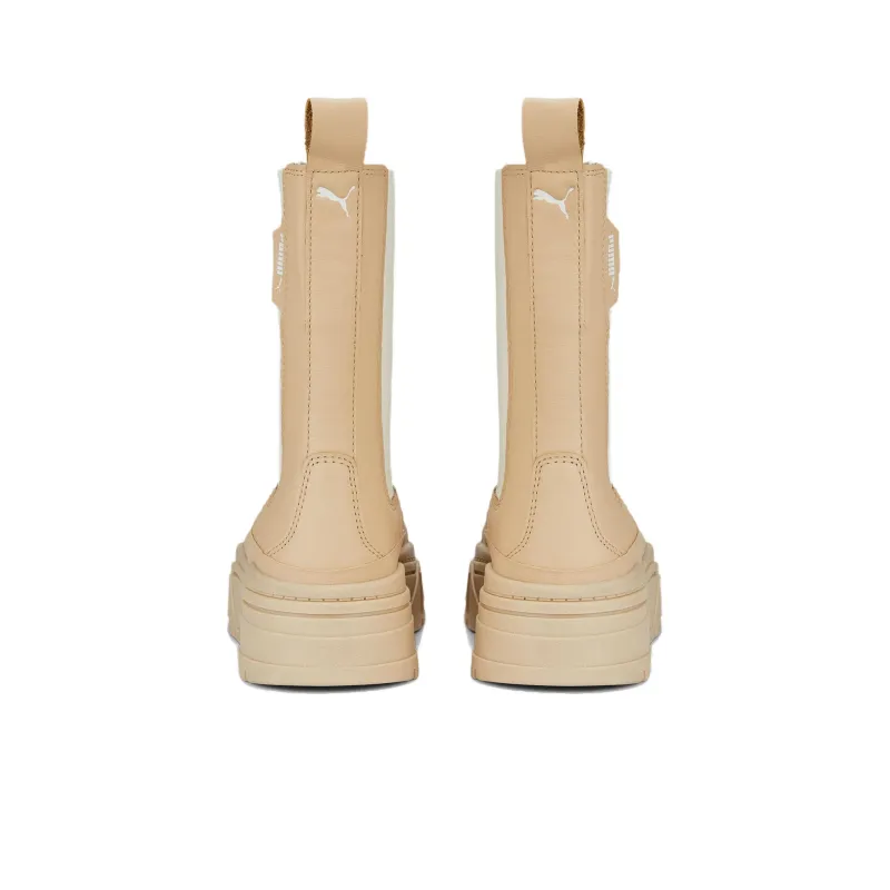 Puma Women's Mayze Stack Chelsea Boot 'Light Sand'-4