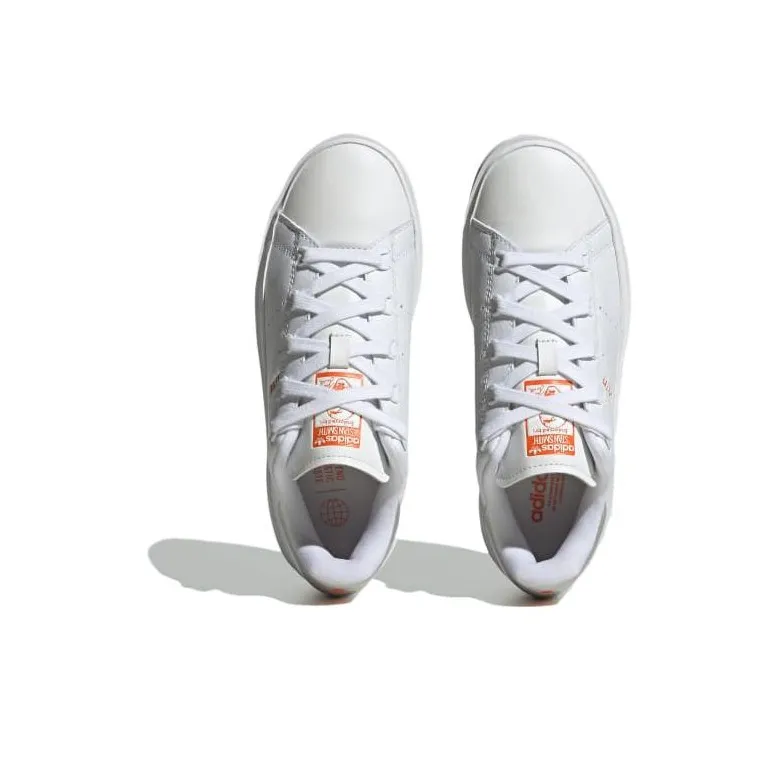 Stan Smith Women's Adidas Originals Bonega 'White Silver Metallic Orange' Women's-4