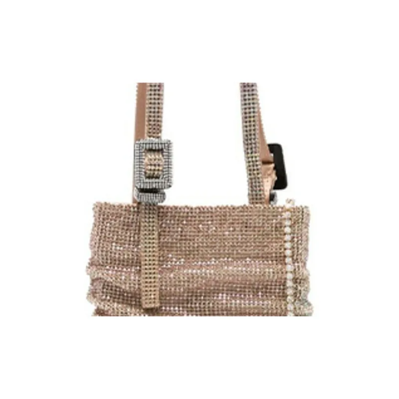 BENEDETTA BRUZZICHES Fabric Glass Handbag Regular Women's Rose Gold-2