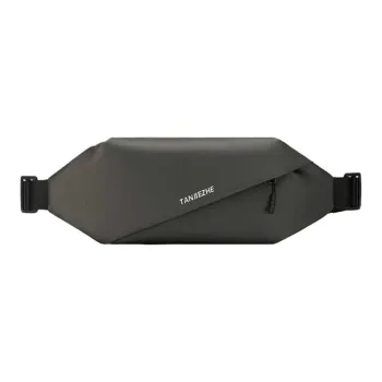 Explorers Fabric Sling Bag Fanny Pack Regular Unisex Black/Gray