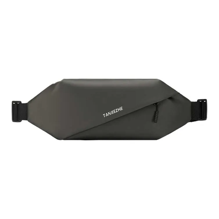 Explorers Fabric Sling Bag Fanny Pack Regular Unisex Black/Gray-5