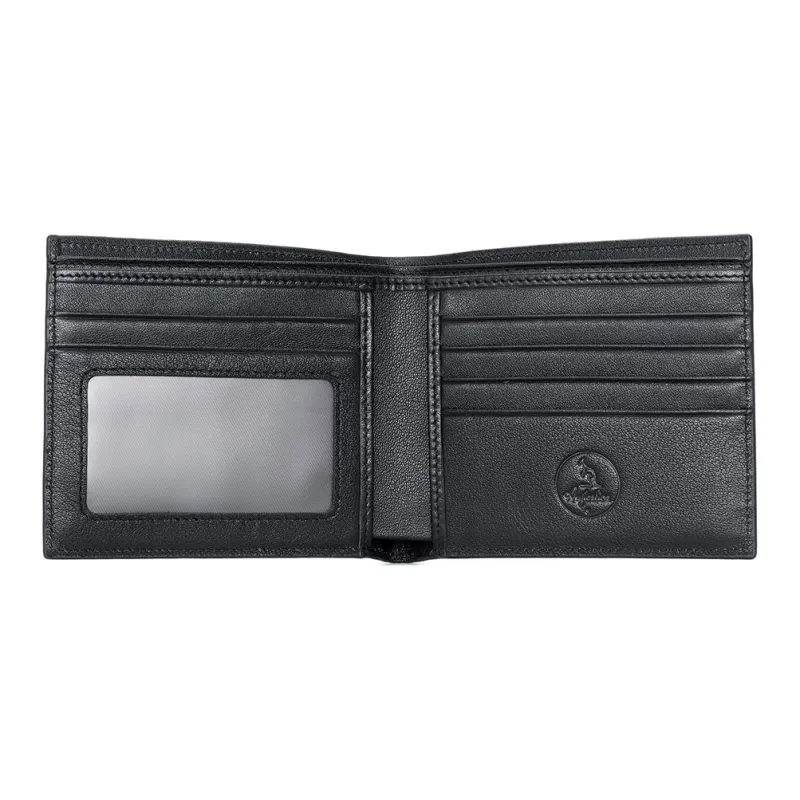 AUGTARLION PVC Leather Clip Wallet Regular Men's Black & Gray-1