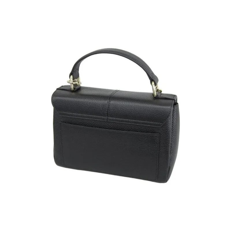 Furla Leather Shoulder Bag, Crossbody Bag, Handbag Trumpets Women's Black-3