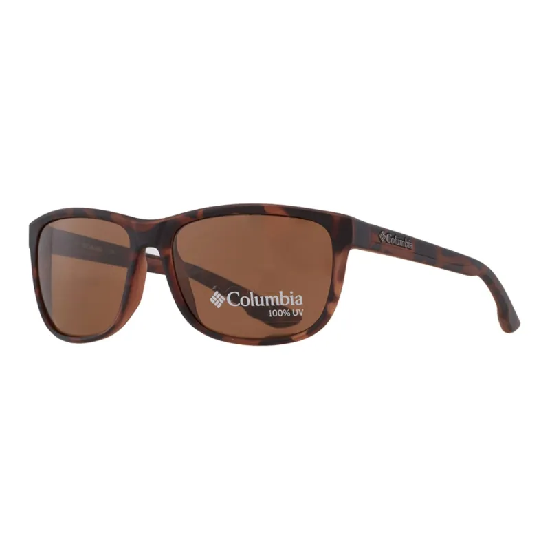 Columbia Plastic Irregular Shape Sunglasses Unisex Brown-0