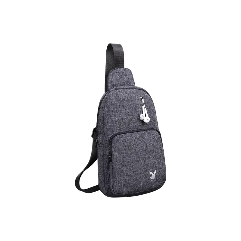Playboy Cotton Linen Blend Sling Bag Men's-4