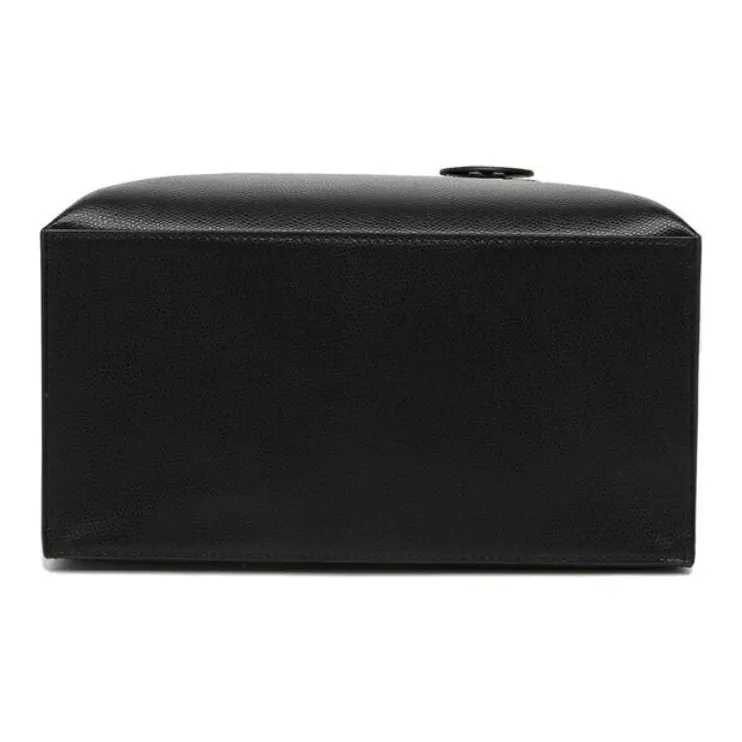 Furla Linda Leather Handbag Small Size Women's Black-4