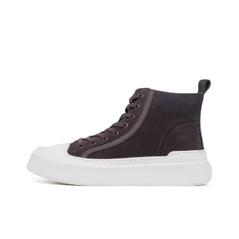 VICKI BROWN Abrasion Resistant Mid Top Canvas Shoes Men's