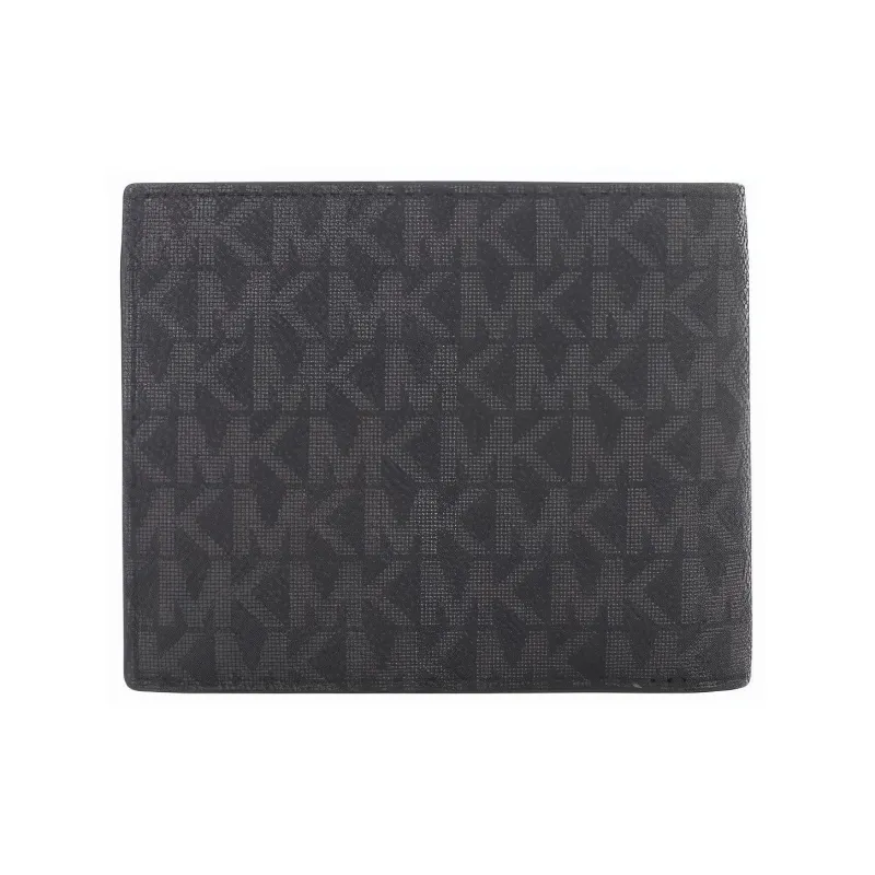 MICHAEL KORS Greyson Logo Billfold Wallet With Coin Pocket-1