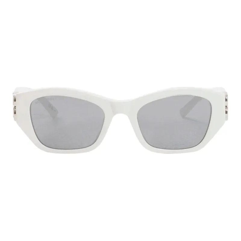 Balenciaga Plastic Irregular Shape Sunglasses Women's Label-1