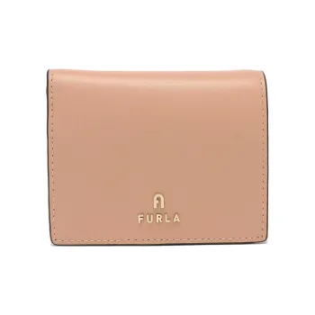 Furla Luna Leather Wallet Mini Women's Light Umber