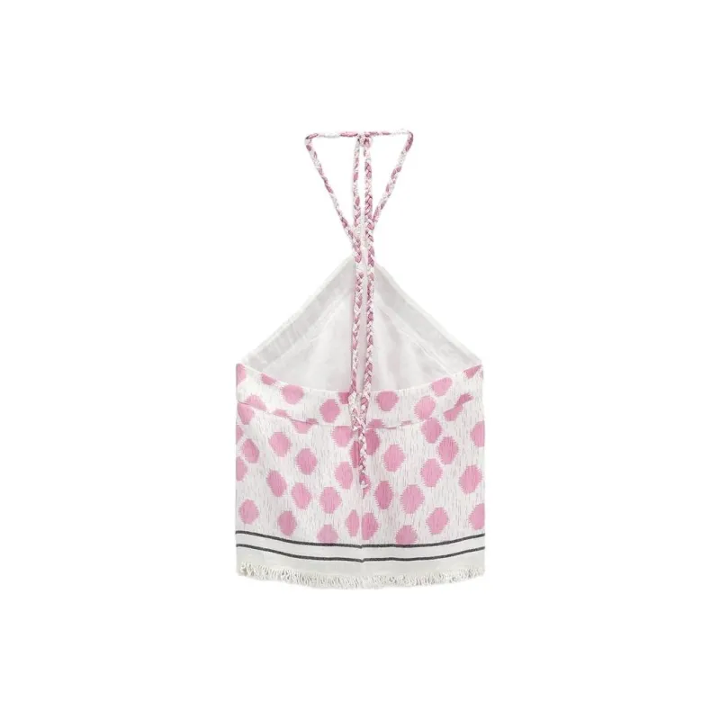 ZARA Camisole Women's Pink/White-1