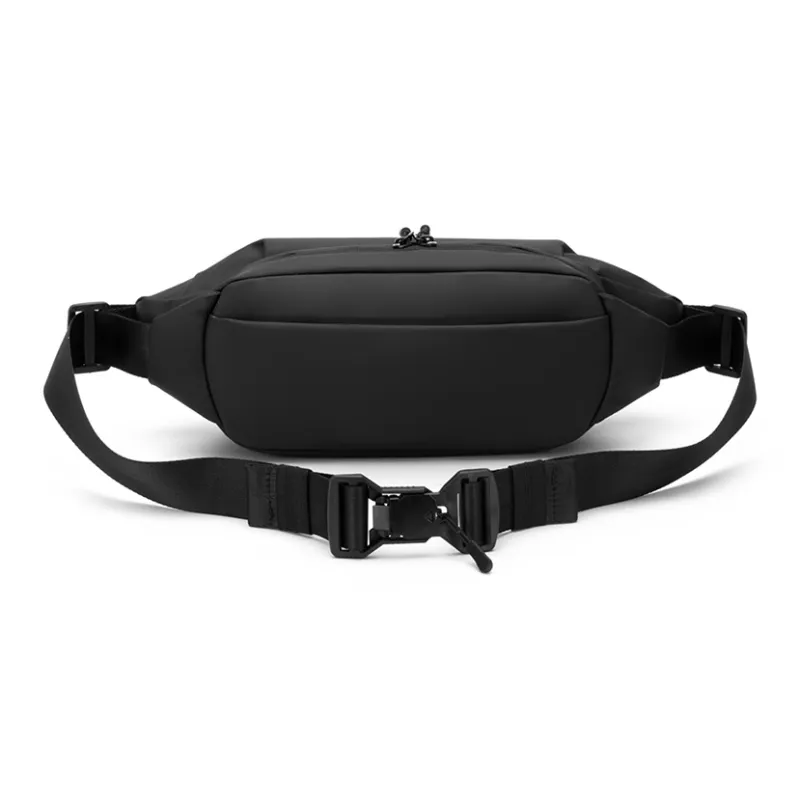 Explorers Fabric Sling Bag Fanny Pack Regular Unisex Black/Gray-1