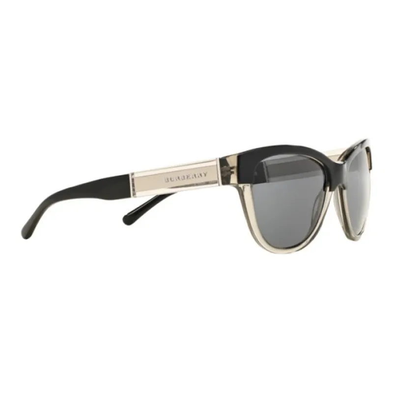 Burberry Irregular Shape Sunglasses Women's Gray-4